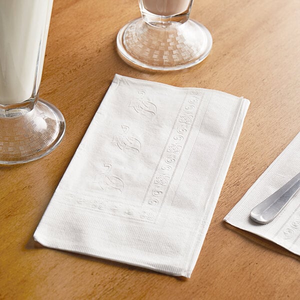 Premier 15" x 17" White 2-Ply Dinner Napkin (3,000/Case)