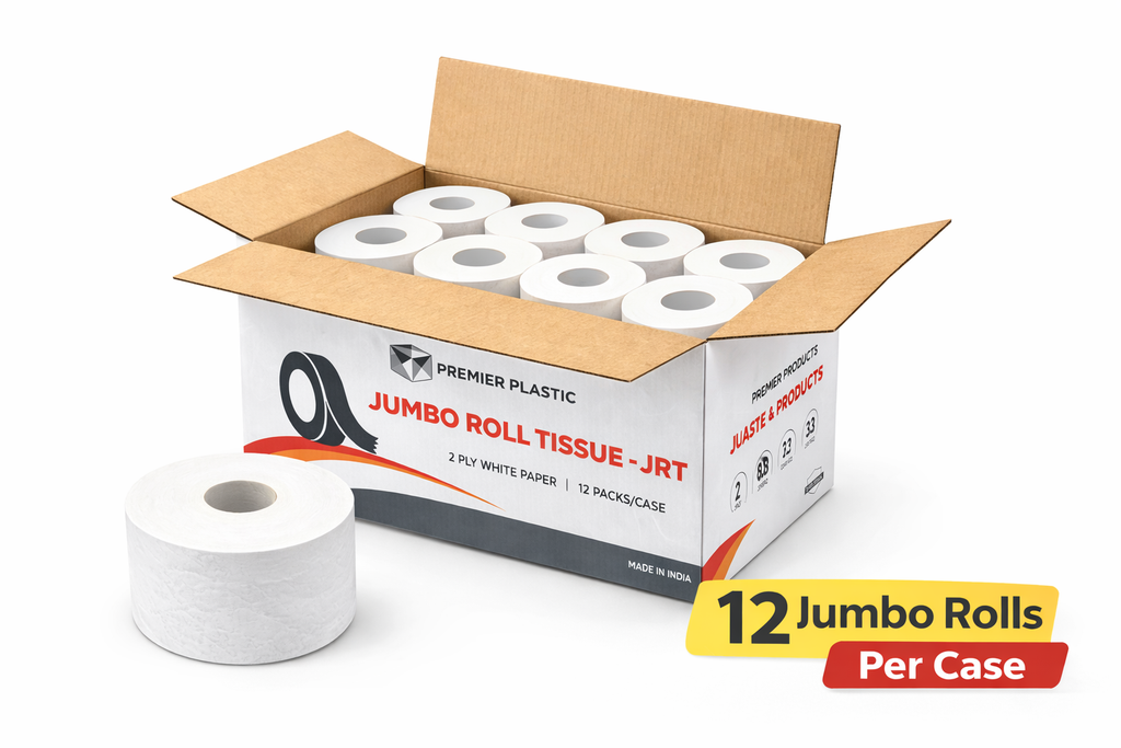 Premier JUMBO ROLL TISSUE 12PK/CASE