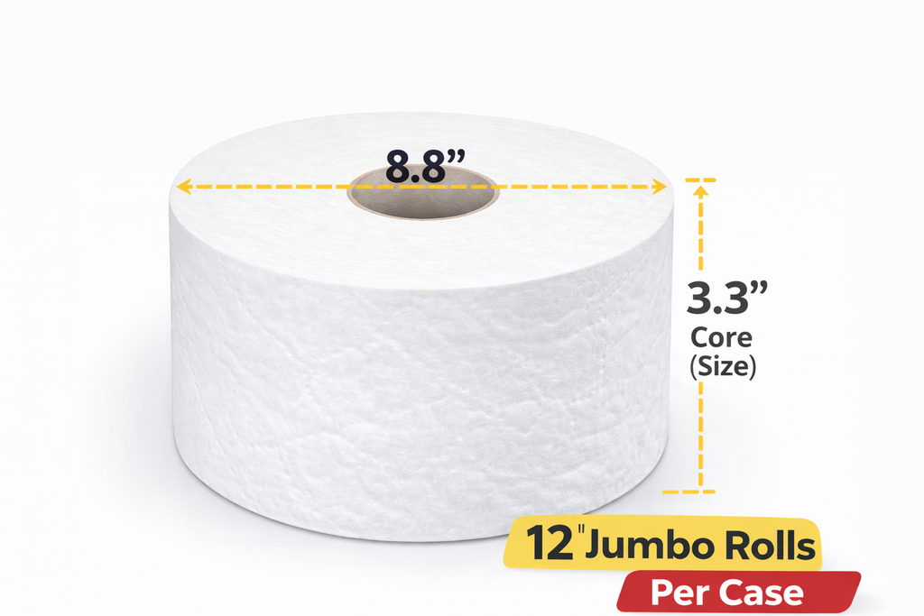 Premier JUMBO ROLL TISSUE 12PK/CASE