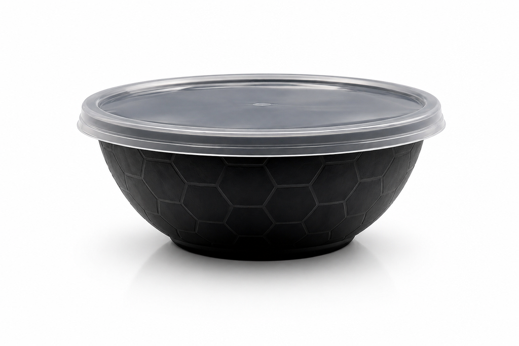 Premier Plastic Container BOWL 8 OZ BLACK