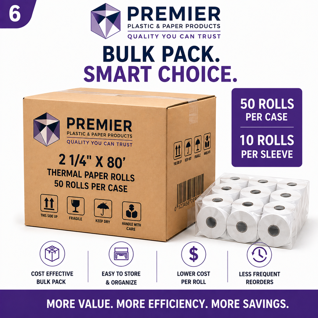Thermal Paper 2 1/4"x 80'