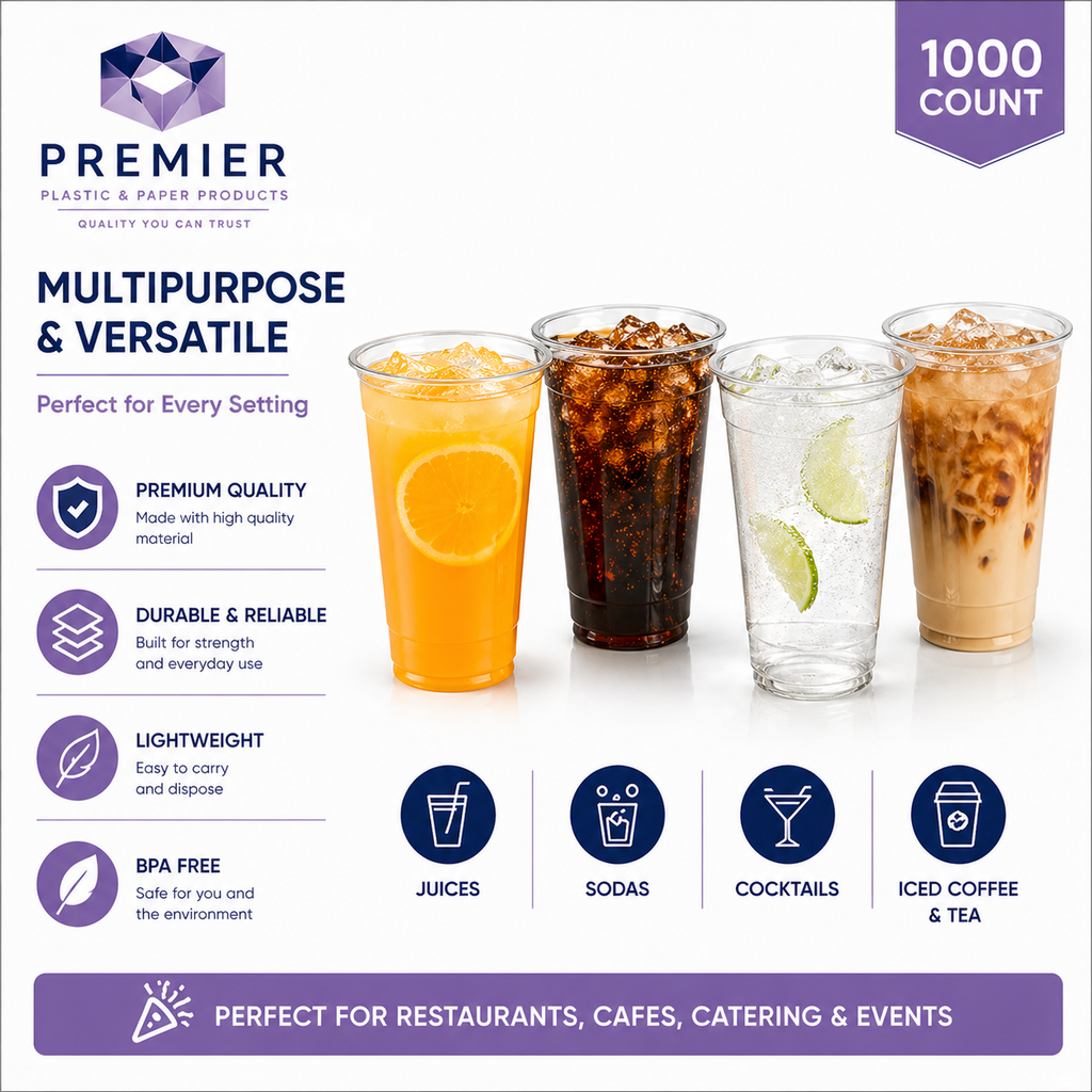 Premier PET GLASS 12 OZ 1000 CT