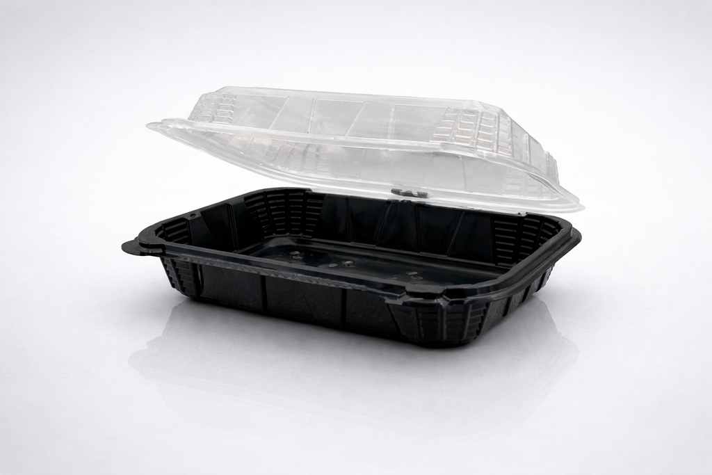 Premier Plastic Container Hinged 9/6 200 CT