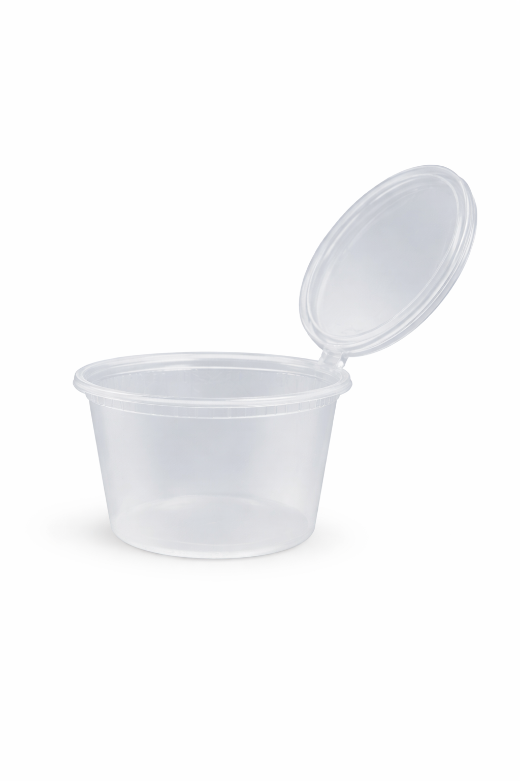Hinged Lid Sauce Container - Clear | Pack of 500, 1000, or 2000