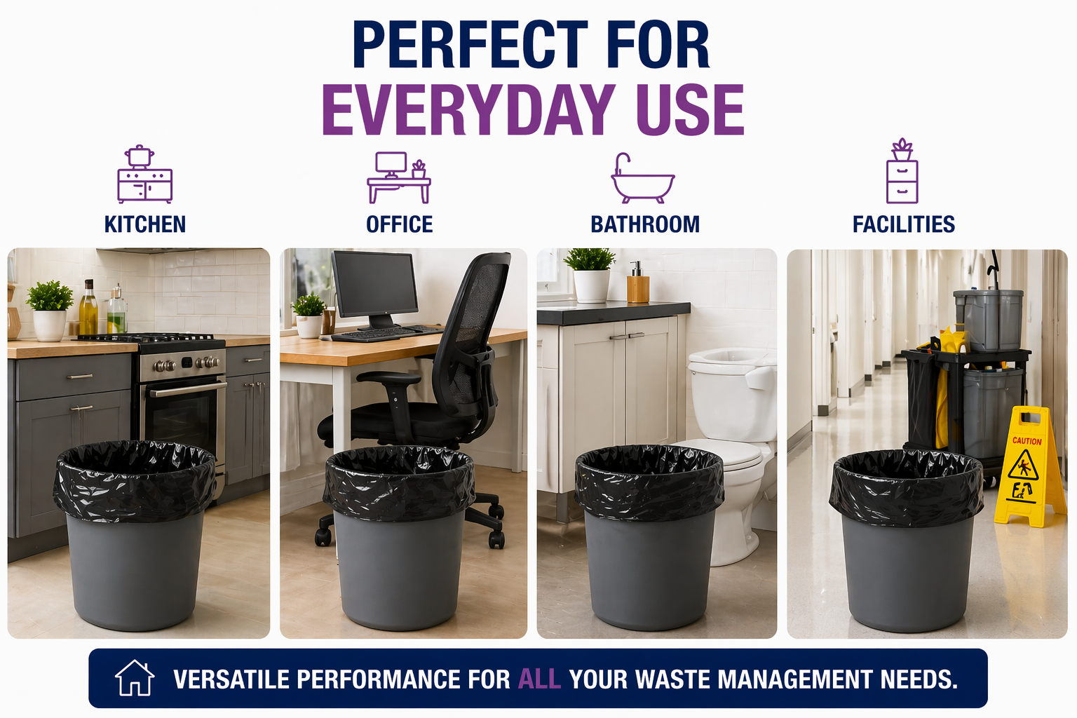 Premier Can Liner 33 GAL 150 CT