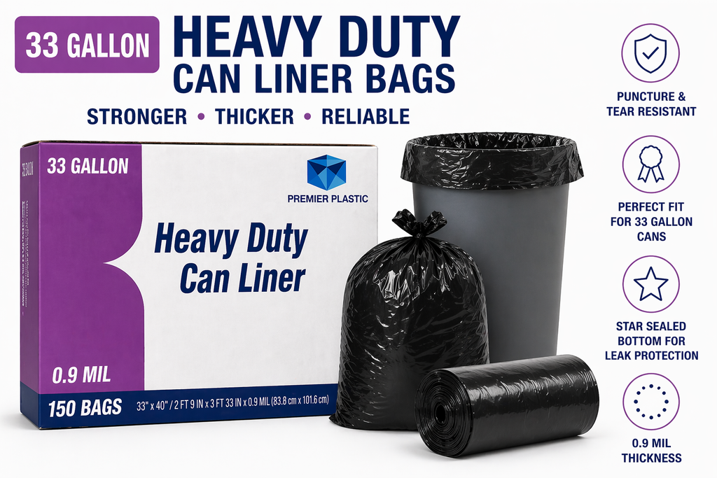 Premier Can Liner 33 GAL 150 CT