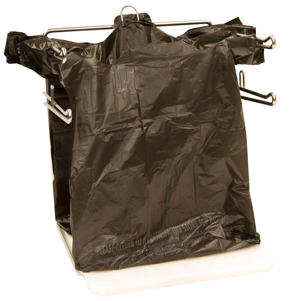 Premier 1,000 Count Black T-Shirt Carryout Bags, 11.5" x 6.5" x 22"